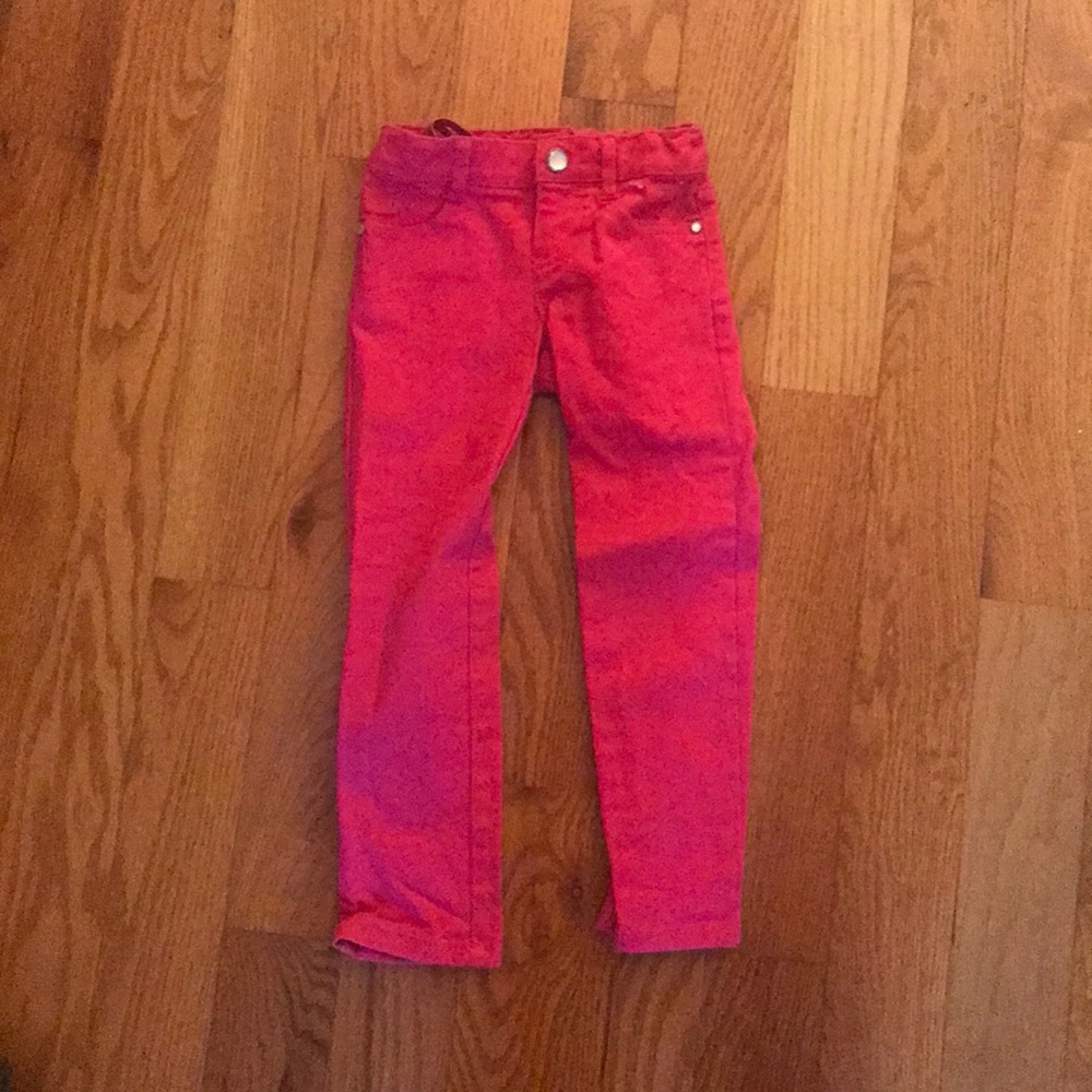 Gymboree hot pink jeans- adjustable waist